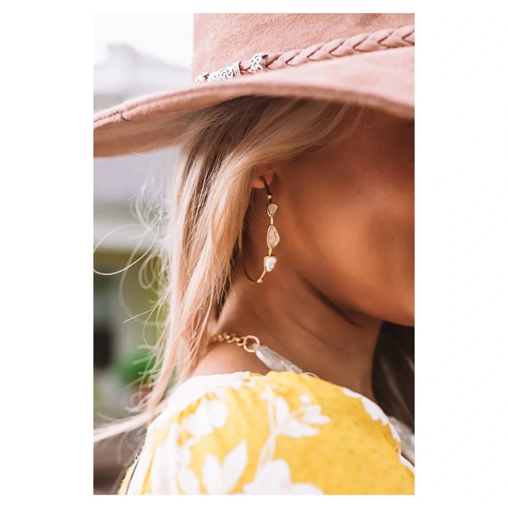 Kendra Scott • “Ivy” Gold Hoops - Picture 1 of 4